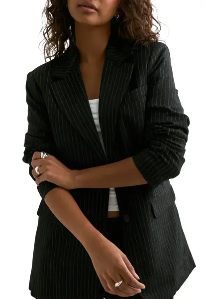 Dámské sako s proužky