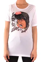 Biele tričko Dsquared s potlačou