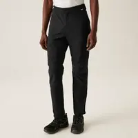 Pánské softshellové kalhoty regatta questra v černá 5xl