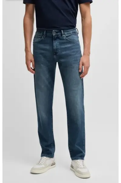 Hugo Boss modré pánske rifle