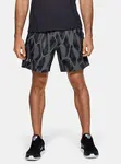 Šedé pánske vzorované šortky Launch SW Under Armour