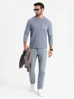 Pánský dlouhý rukáv s texturou "waffle"