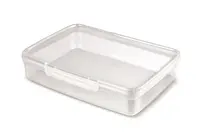 Dóza na potraviny čtvercová snap box 4.4l 252947 čirá