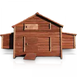 Agrofortel Dřevěný kurník a husník MOSKVA, 1880x1130x870 mm