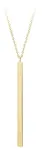 Troli Dlouhý pozlacený náhrdelník s přívěskem