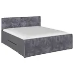 Rauch Möbel POSTEL S ÚLOŽNÝM PROSTOREM, 180/200 cm, šedá