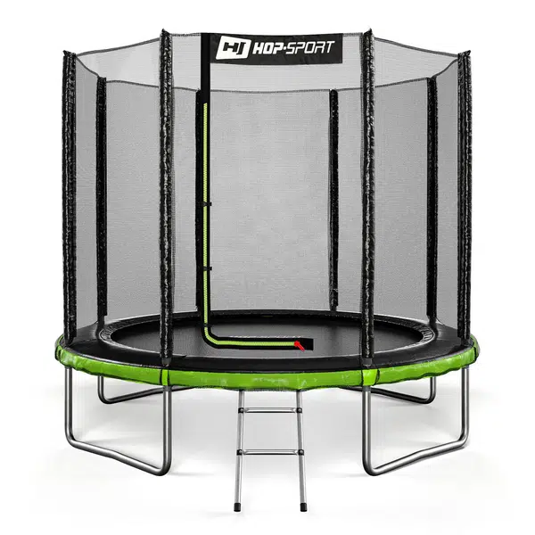 Zahradní trampolína 8ft (244cm) s vnější ochrannou sítí a žebříkem