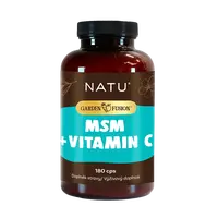 NATU Garden Fusion, MSM 1500 mg s vitaminem C 180 kapslí