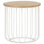 Landscape ODKLÁDACÍ STOLEK, dub, bílá, barvy dubu