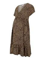 MAMALICIOUS Šaty 'MLNaia Pilar Tess'  telová / koňaková / čierna