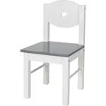 My Baby Lou DĚTSKÁ ŽIDLE šedá, bílá