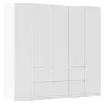 Rauch Möbel ŠATNÍ SKŘÍŇ S OTOČNÝMI DVEŘMI, bílá, 226/210/54 cm