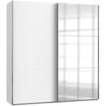 MID.YOU SKŘÍŇ S POSOUVACÍMI DVEŘMI, bílá, 200/216/65 cm
