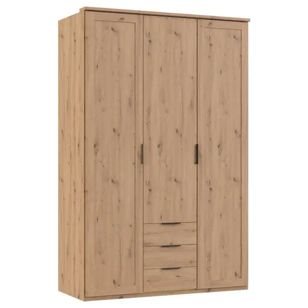 MID.YOU ŠATNÍ SKŘÍŇ S OTOČNÝMI DVEŘMI, dub artisan, 135/210/58 cm