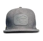 Ridgemonkey kšiltovka s rovným kšiltem apearel dropback snapback šedá