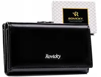Dámská kožená peněženka černá - Rovicky Gabra