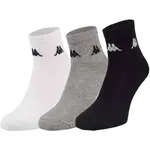 Kappa ROTEZ Unisex ponožky, černá, velikost