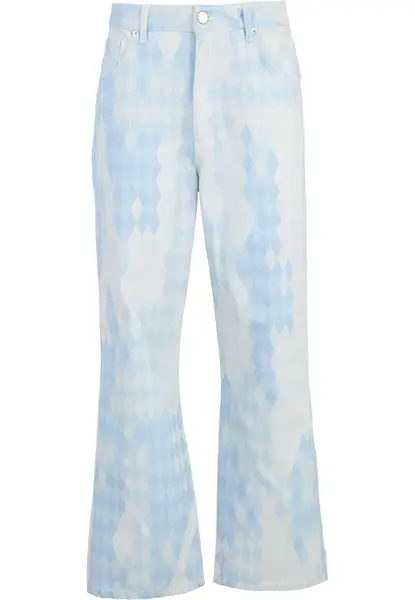 2Y Studios Džínsy 'Adrik'  modrá / nebesky modrá / biela