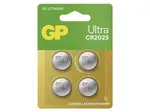 Baterie CR2025 GP Ultra lithiová 4ks