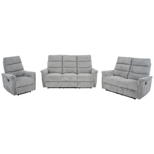 Livetastic SEDACÍ SESTAVA, textil, světle šedá