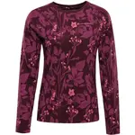 ALPINE PRO GRETTA Dámske tričko s dlhým rukávom, vínová, veľkosť