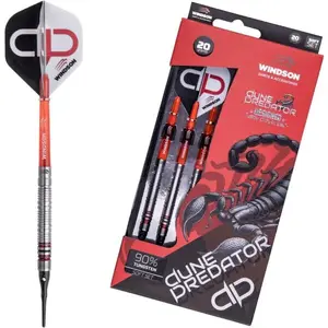 Windson DUNE PREDATOR 20 G Set volfrámových šípok soft, strieborná, veľkosť