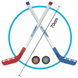 Hokejky s pukem - sada 4ks