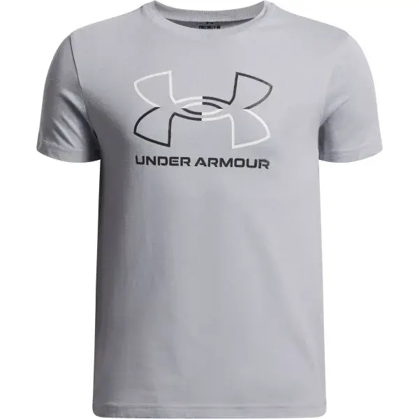 Under Armour GL FOUNDATION Chlapecké tričko, šedá, velikost L
