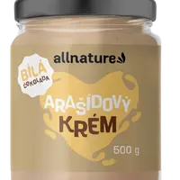 ALLNATURE Arašídový krém s bílou čokoládou 500 g