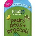 ELLA'S KITCHEN BIO Hruška, hrášek a brokolice 120 g
