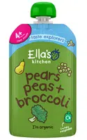 ELLA'S KITCHEN BIO Hruška, hrášek a brokolice 120 g