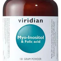 VIRIDIAN Nutrition Myo-Inositol & Folic Acid 120 g