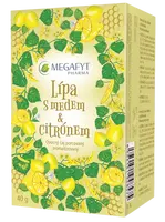 MEGAFYT Ovocný Lípa s medem a citrónem 20 x 2 g