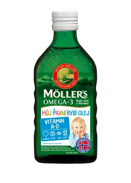 MÖLLERS Omega 3 Můj první rybí olej 250 ml