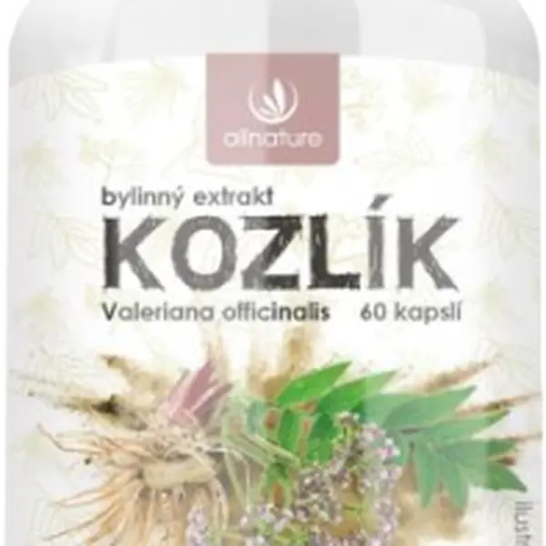 ALLNATURE Kozlík bylinný extrakt 60 kapslí