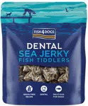 FISH4DOGS Dentální pamlsky pro psy mořská ryba - rybičky 115 g