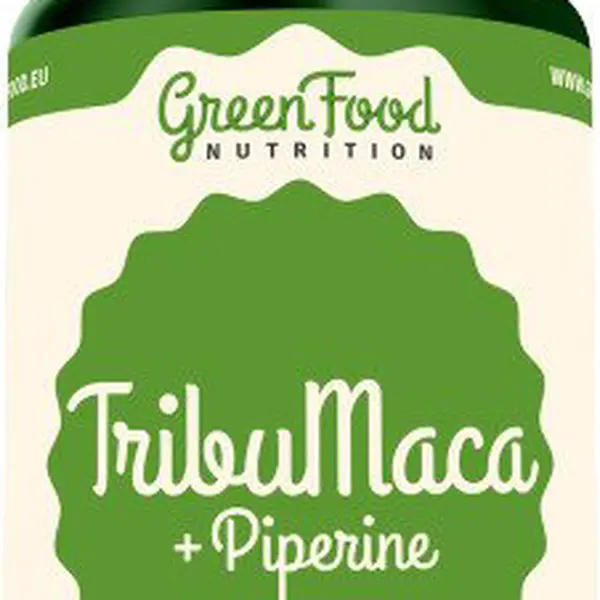 GREENFOOD NUTRITION TribuMaca + Piperine 90 kapslí