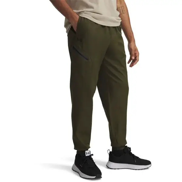 Under Armour UNSTOPPABLE Pánske nohavice, khaki, veľkosť L