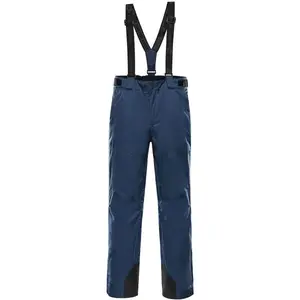 ALPINE PRO EDES 2 Pánske lyžiarske nohavice, tmavo modrá, veľkosť