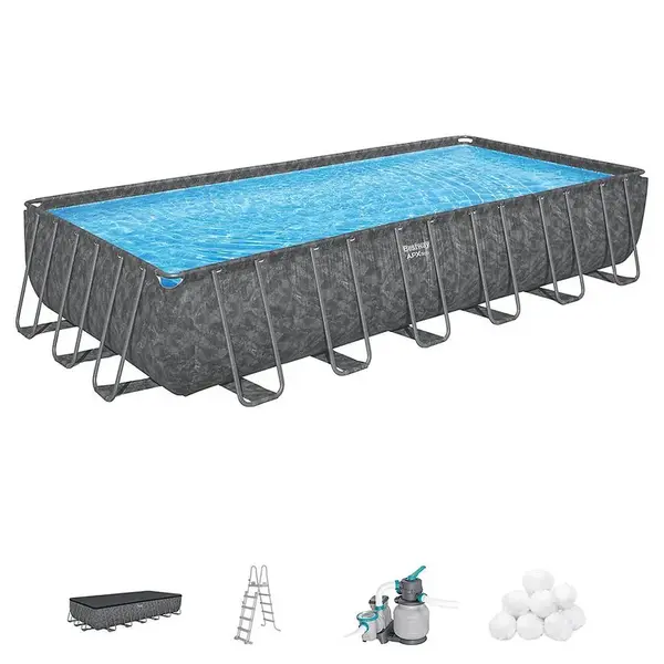 Bazén s rámom obdžníkový APX 7.32x3.66x1.32m 561KG