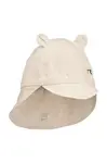 Dětská bavlněná kšiltovka Liewood Gorm Linen Sun Hat With Ears
