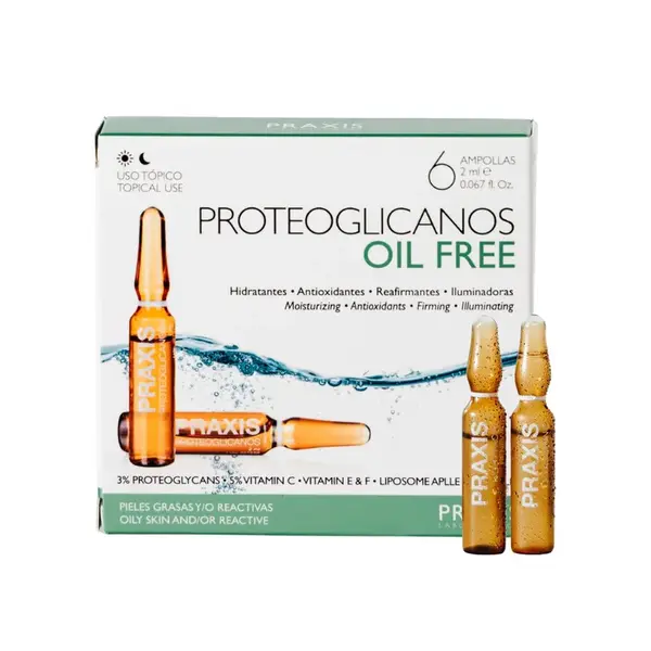 Praxis Laboratorios Proteoglicanos Oil Free ampule bez oleje 6 ks