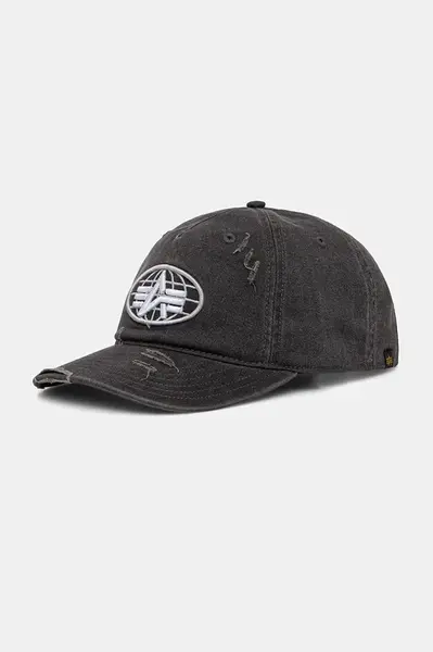 Bavlněná baseballová čepice Alpha Industries World Acid Cap