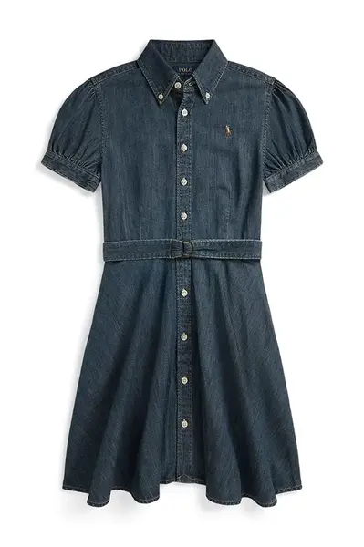 Dětské bavlněné šaty Polo Ralph Lauren