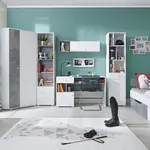 Dětský pokoj Sigma 2- Bílá / Beton