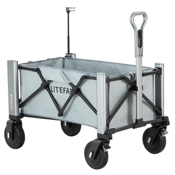 LITEFAR Orion Remote-Controlled Electric Utility Wagon Gray