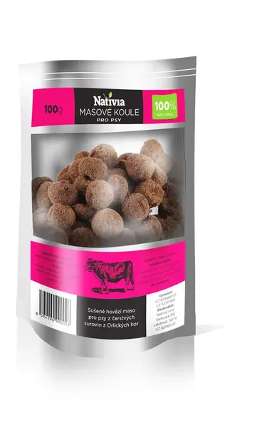 Nativia Masové koule hovězí 100 g
