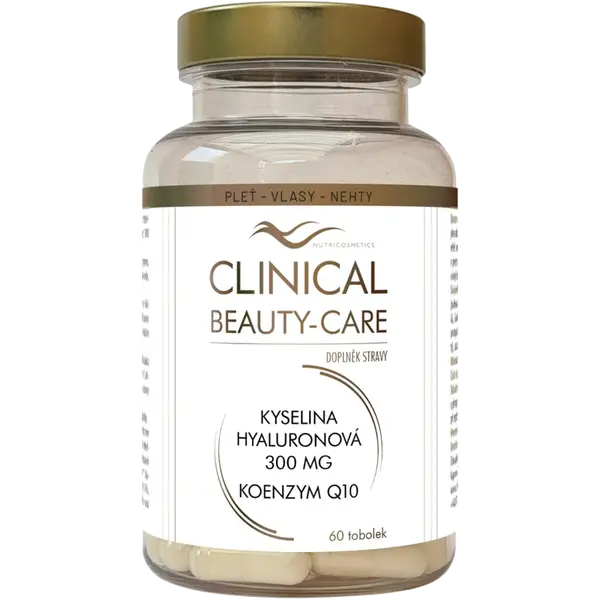 Clinical Beauty-Care kyselina hyaluronová 300mg + koenzym Q10 60 tobolek