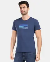 Pánské bavlněné tričko kilpi spacer-m tmavě modrá xl