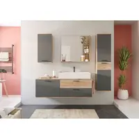 MID.YOU KOUPELNA šedá, barvy dubu